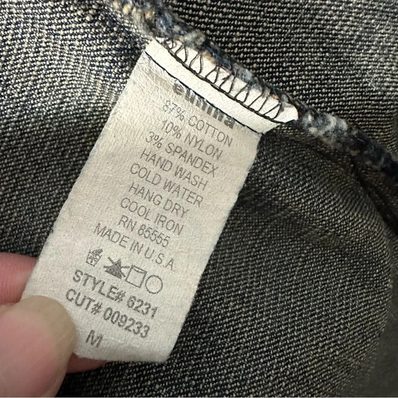 Eunina women's size medium denim jacket coat - Picture 5 of 6